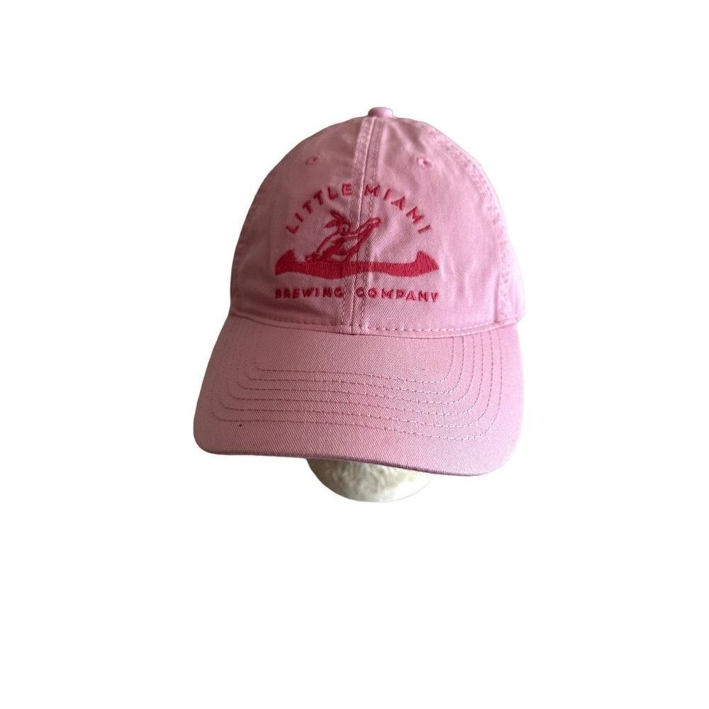 Little Miami Brewing Company Pink Hat Cap Embroidered Graphic‎ Adjustable